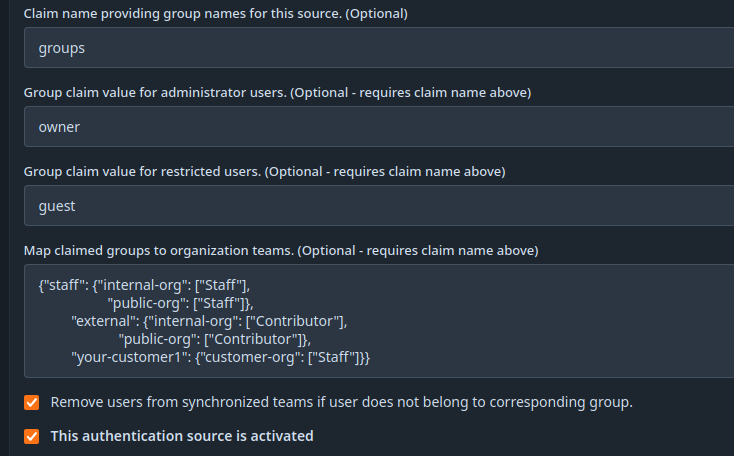 Forgejo keycloak connection