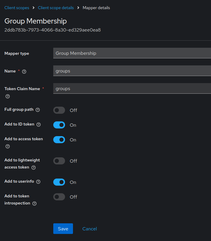 Forgejo OPENIDC config